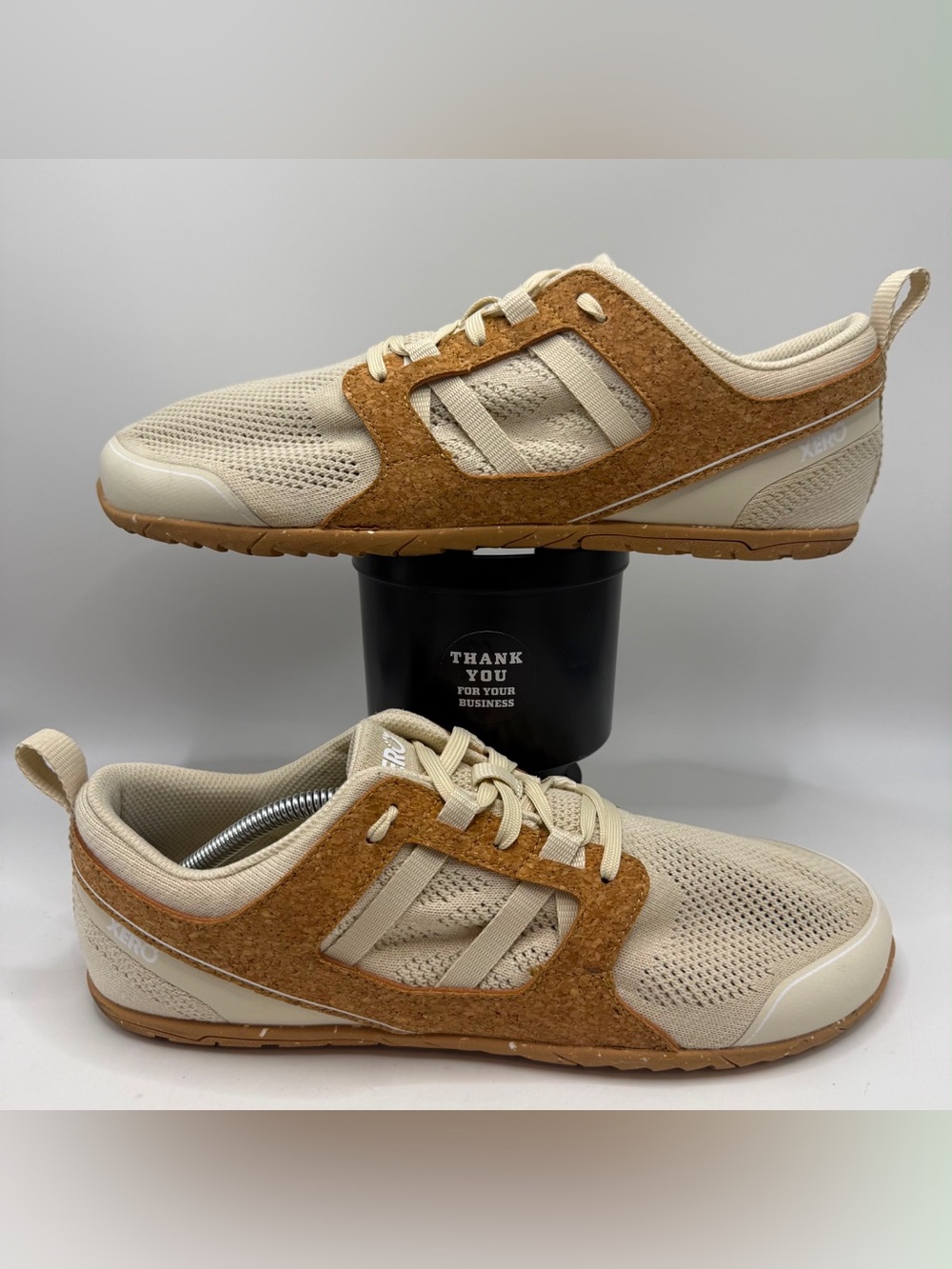 Xero Shoes Zelen Barefoot Sneakers Natural Cork Men’s Size 12 Minimalist